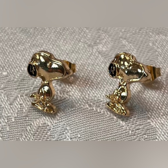 Snoopy and Woodstock Earrings Peanuts Officially Licensed Jewelry Stud Earrings - Picture 3 of 10